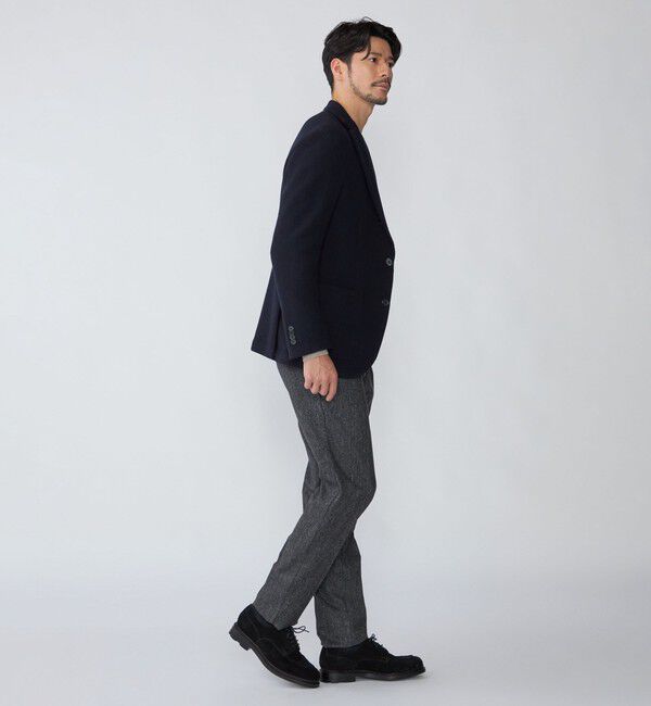 SHIPS「GERMANO: ウール コットン メランジ スラックス」|スラックス|