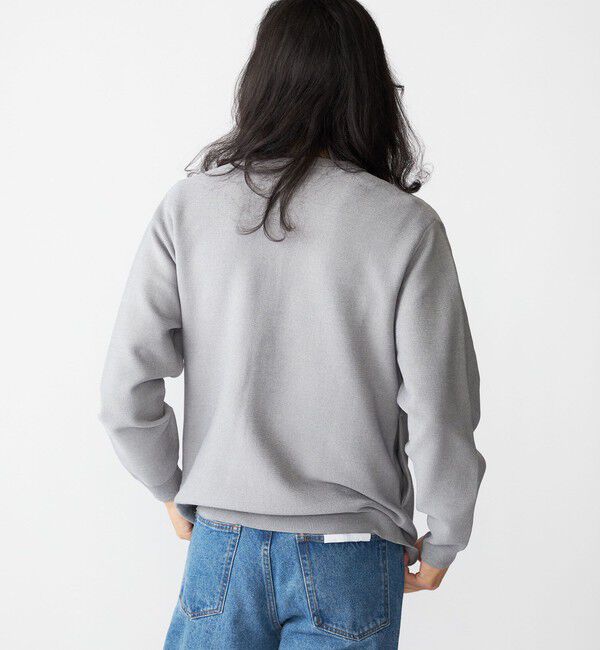 SHIPS「SHIPS:〈手洗い可能〉ガーター クルーネック ボタン カーディガン」|カーディガン|