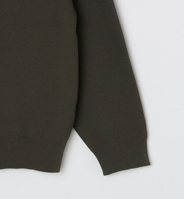 SHIPS「SHIPS:〈手洗い可能〉ガーター クルーネック ボタン カーディガン」|カーディガン|