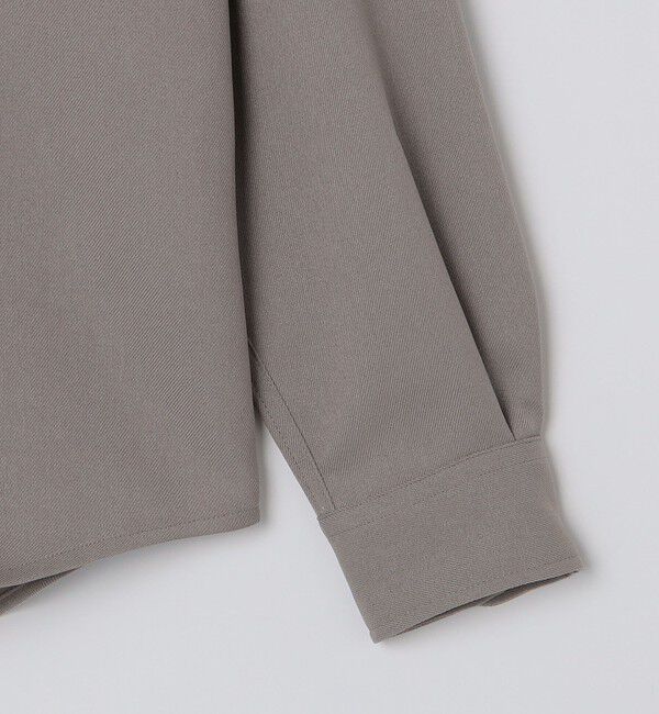 SHIPS Colors 「SHIPS Colors:〈洗濯機可能〉ウールライク バンドカラー シャツ」|シャツ・ブラウス|