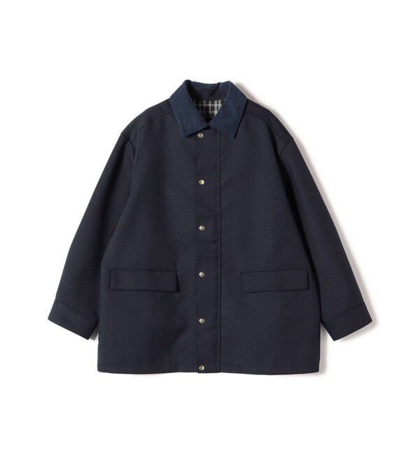 SHIPS Colors 「SHIPS Colors:コーデュロイカラー ボンディング ミドルレングス コート」|ステンカラーコート|