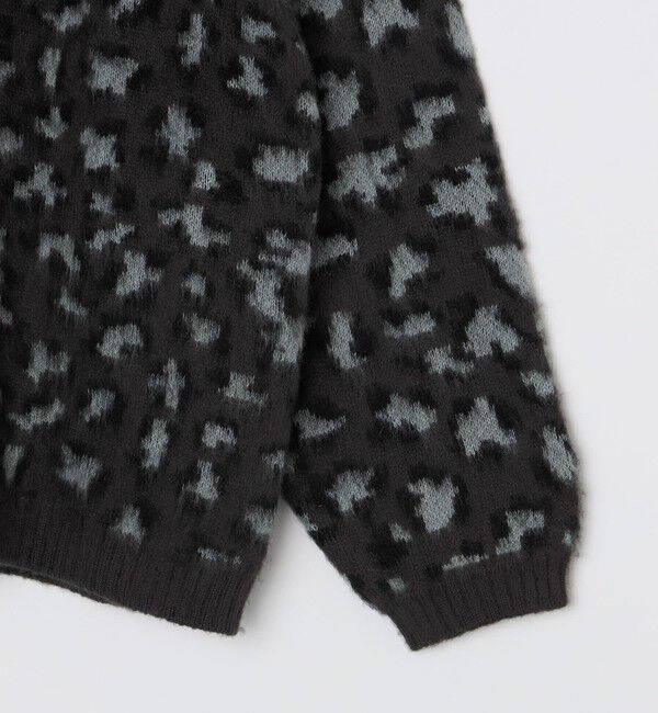 SHIPS「TOWNCRAFT:〈手洗い可能〉総柄 ラグランスリーブ シャギー ニット カーディガン」|カーディガン|