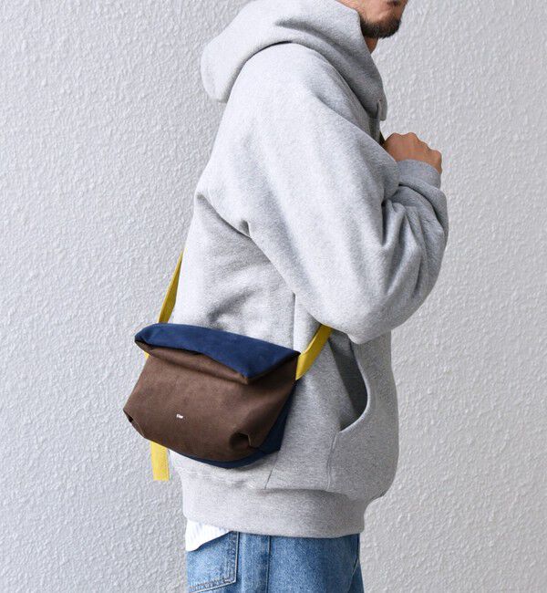 SHIPS any「Filer: RAW KUCHIORE ショルダーバッグ OK-41」|ショルダー・メッセンジャー|ブラウン