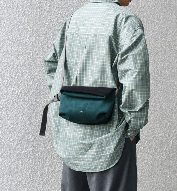 SHIPS any「Filer: RAW KUCHIORE ショルダーバッグ OK-41」|ショルダー・メッセンジャー|グリーン