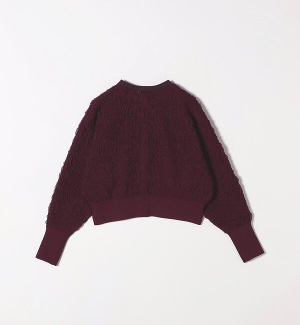 SHIPS any「【WEB限定】SHIPS any:〈手洗い可能〉ジャカード バンピー コンパクト カーディガン」|カーディガン|