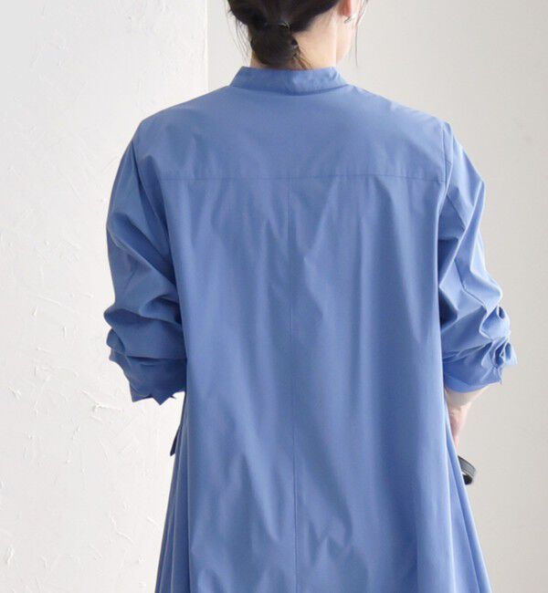 quaranciel「quaranciel:〈洗濯機可能〉タイプライターライク スタンドカラー シャツワンピース」|ワンピース|