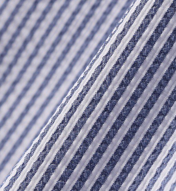SHIPS KIDS「SHIPS KIDS:140～160cm /〈UVカット/吸水速乾〉ドライタッチ ストライプ シャツ」|シャツ・ブラウス|