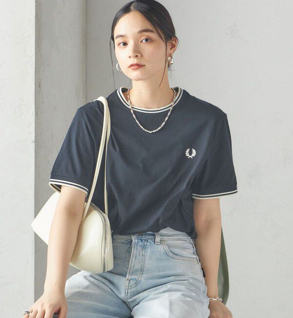 SHIPS for women「FRED PERRY:M1588 TWIN TIPPED TEE」|Tシャツ・カットソー|