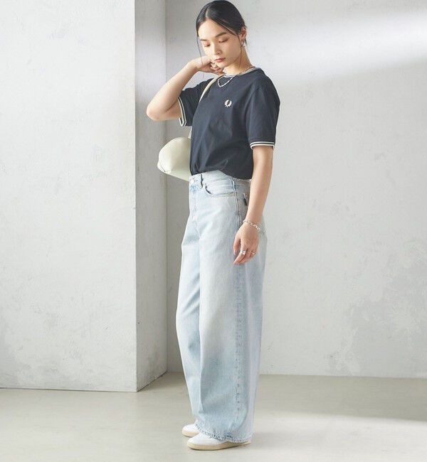 SHIPS for women「FRED PERRY:M1588 TWIN TIPPED TEE」|Tシャツ・カットソー|