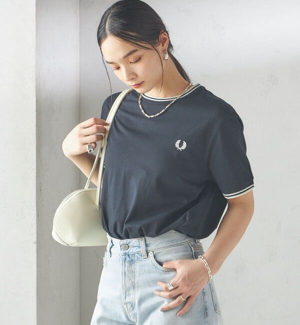 SHIPS for women「FRED PERRY:M1588 TWIN TIPPED TEE」|Tシャツ・カットソー|
