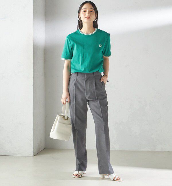 SHIPS for women「FRED PERRY:M1588 TWIN TIPPED TEE」|Tシャツ・カットソー|