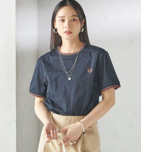 SHIPS for women「FRED PERRY:M1588 TWIN TIPPED TEE」|Tシャツ・カットソー|