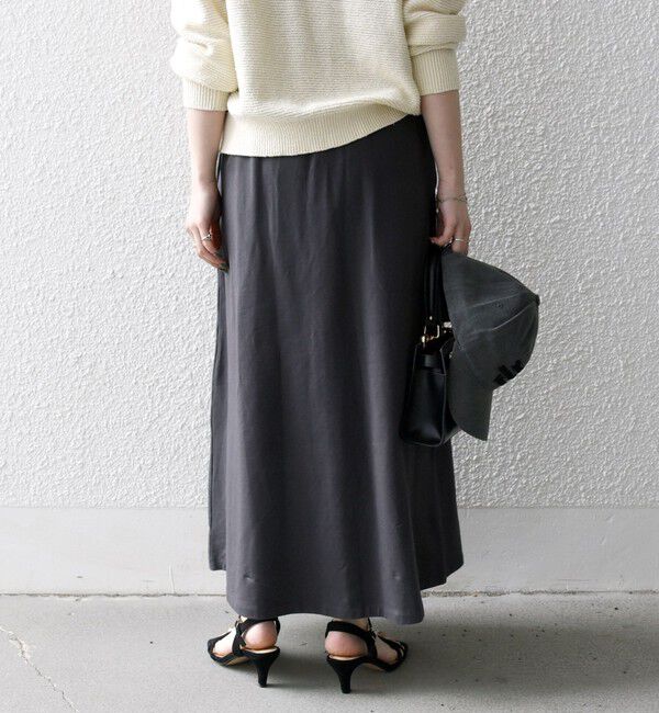 SHIPS any「SHIPS any:〈洗濯機可能〉インレイ タック フレア スカート」|スカート|