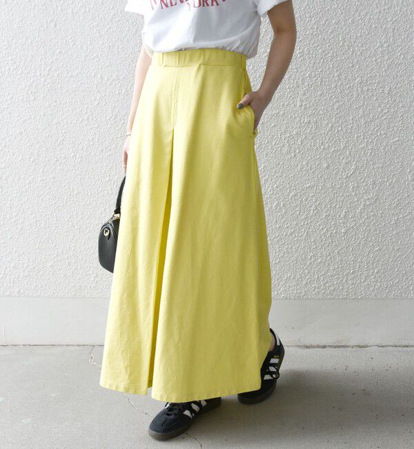 SHIPS any「SHIPS any:〈洗濯機可能〉インレイ タック フレア スカート」|スカート|