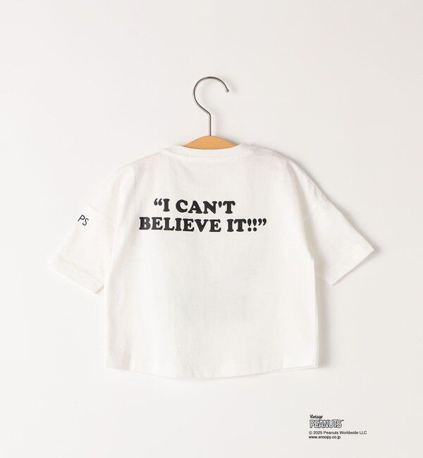 SHIPS KIDS「SHIPS KIDS:80～90cm / スヌーピー 七分袖 TEE」|Tシャツ・カットソー|