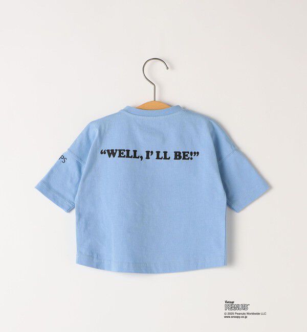 SHIPS KIDS「SHIPS KIDS:80～90cm / スヌーピー 七分袖 TEE」|Tシャツ・カットソー|