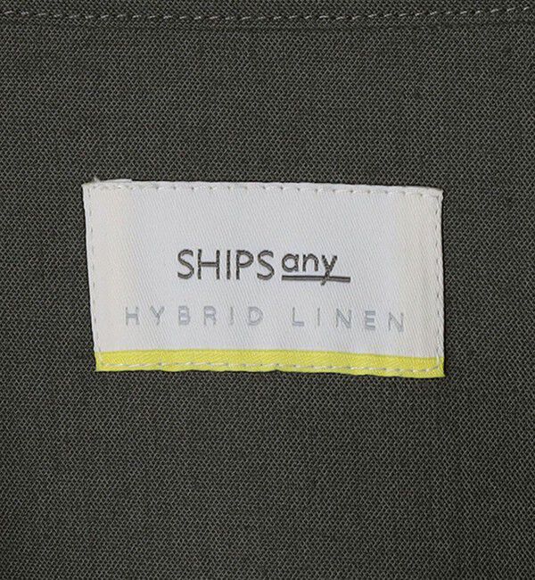 SHIPS any「SHIPS any:〈接触冷感/遮熱等〉ハイブリッドリネン リラックス ジャケット (セットアップ対応)25SS◇」|テーラードジャケット|