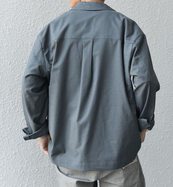 SHIPS any「SHIPS any:〈接触冷感/遮熱等〉ハイブリッドリネン リラックス ジャケット (セットアップ対応)25SS◇」|テーラードジャケット|