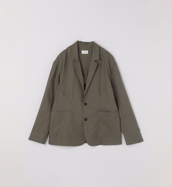 SHIPS any「SHIPS any:〈接触冷感/遮熱等〉ハイブリッドリネン リラックス ジャケット (セットアップ対応)25SS◇」|テーラードジャケット|