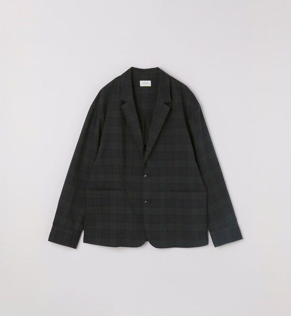 SHIPS any「SHIPS any:〈接触冷感/遮熱等〉ハイブリッドリネン リラックス ジャケット (セットアップ対応)25SS◇」|テーラードジャケット|