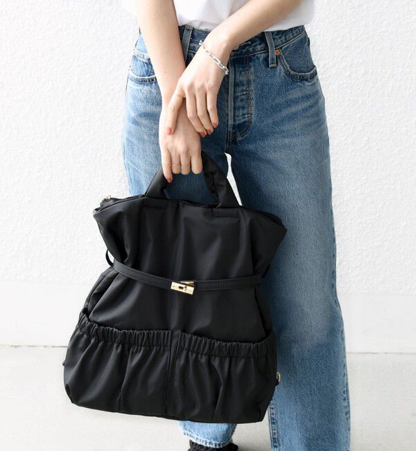 SHIPS for women「【WEB限定】3WAY パフ リュック」|リュック|ブラック