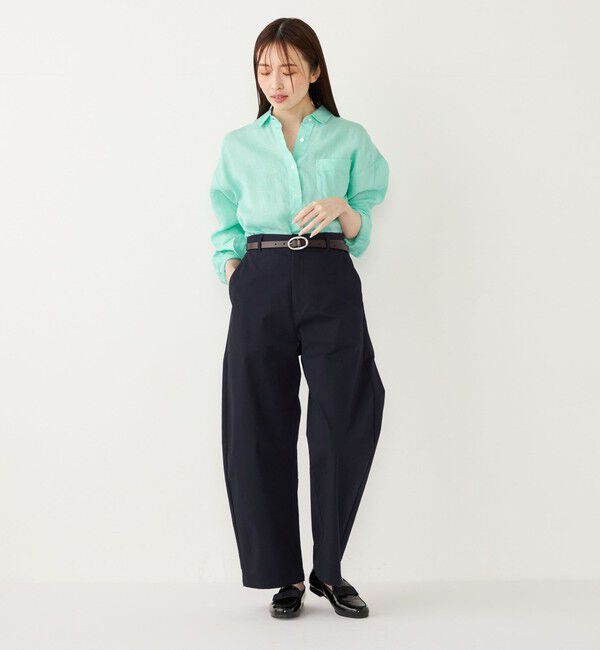 SHIPS Colors 「SHIPS Colors:〈洗濯機可能〉ユーロ リネン (EURO Linen) オーバー シャツ◇」|シャツ・ブラウス|