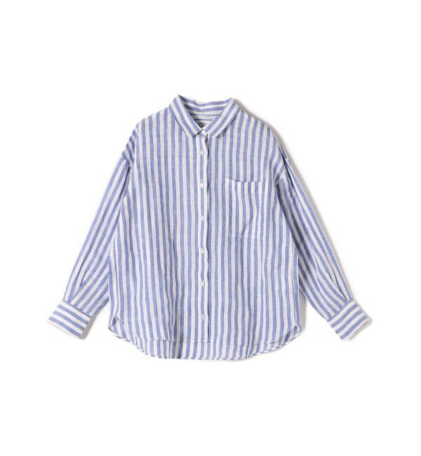 SHIPS Colors 「SHIPS Colors:〈洗濯機可能〉ユーロ リネン (EURO Linen) オーバー シャツ◇」|シャツ・ブラウス|