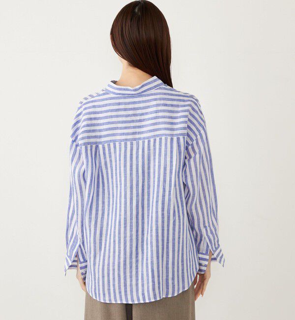 SHIPS Colors 「SHIPS Colors:〈洗濯機可能〉ユーロ リネン (EURO Linen) オーバー シャツ◇」|シャツ・ブラウス|