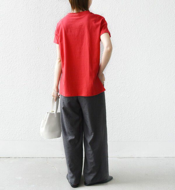 SHIPS for women「【WEB限定】ファンシー コード 刺繍 ロゴ TEE」|Tシャツ・カットソー|