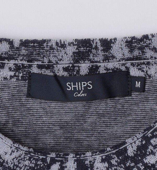 SHIPS Colors 「SHIPS Colors:パイル ジャカード Tシャツ」|Tシャツ・カットソー|
