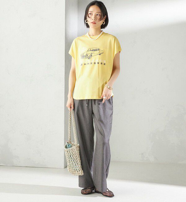 SHIPS for women「【SHIPS別注】TENNESSEE:フレンチ スリーブ プルオーバー」|タンクトップ|