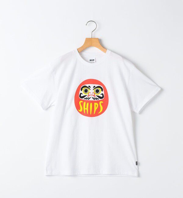SHIPS KIDS「SHIPS KIDS:140～160cm / おみやげ Tシャツ」|Tシャツ・カットソー|ホワイト系