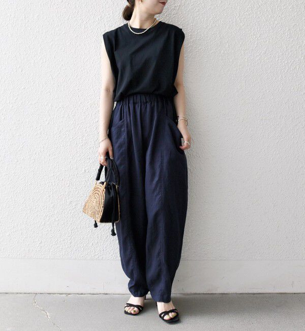 SHIPS any「SHIPS any:〈洗濯機可能〉ヨーロピアンフラックス リネン コクーン イージー パンツ」|その他|