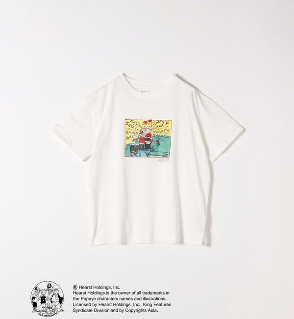 SHIPS any「SHIPS any:〈洗濯機可能〉OLIVE OYL(TM) プリント TEE」|Tシャツ・カットソー|