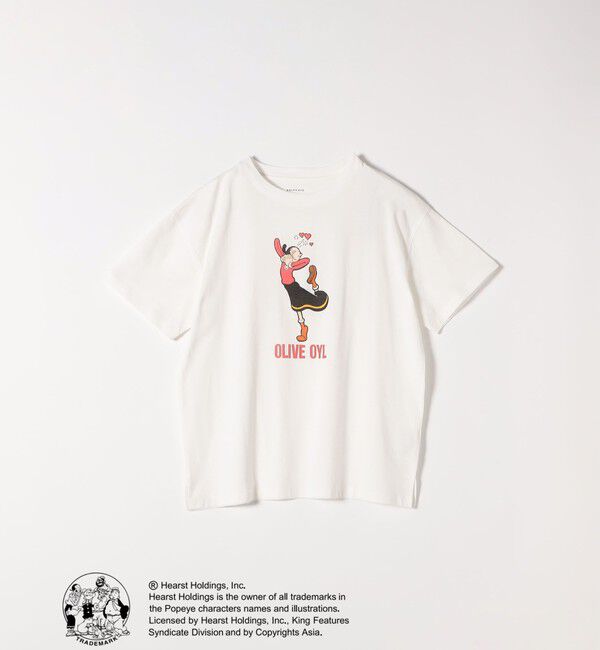SHIPS any「SHIPS any:〈洗濯機可能〉OLIVE OYL(TM) プリント TEE」|Tシャツ・カットソー|