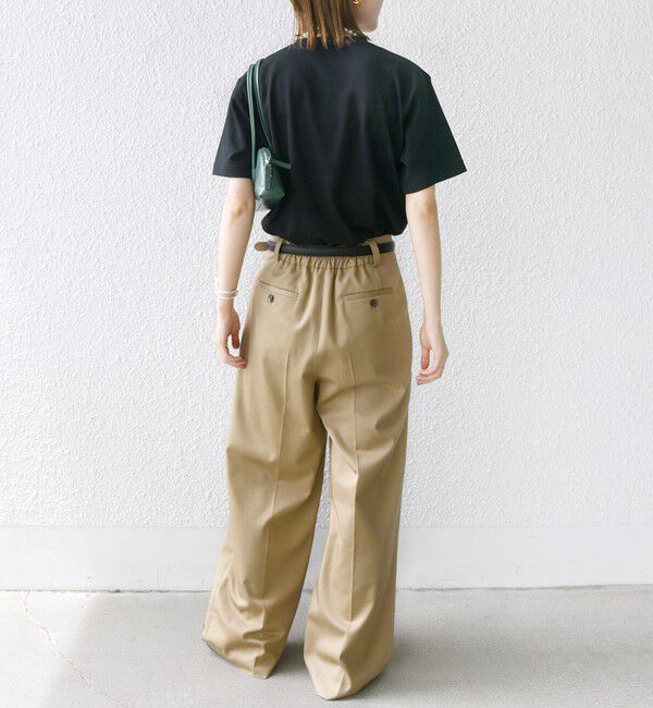 SHIPS for women「【WEB限定】コットン 天竺 ロゴ プリント TEE」|Tシャツ・カットソー|