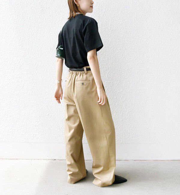 SHIPS for women「【WEB限定】コットン 天竺 ロゴ プリント TEE」|Tシャツ・カットソー|