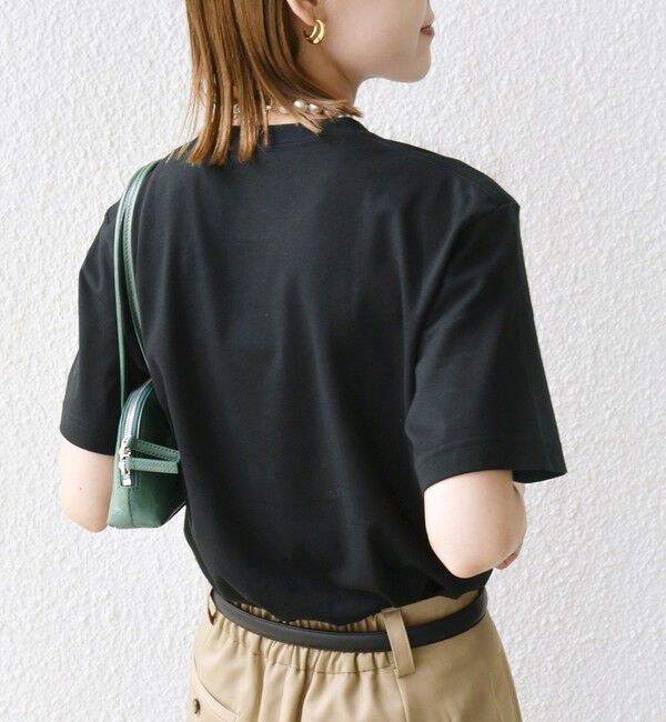 SHIPS for women「【WEB限定】コットン 天竺 ロゴ プリント TEE」|Tシャツ・カットソー|