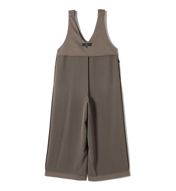 SHIPS for women「SHIPS Primary Navy Label:〈手洗い可能〉ツイル サロペット」|オールインワン|