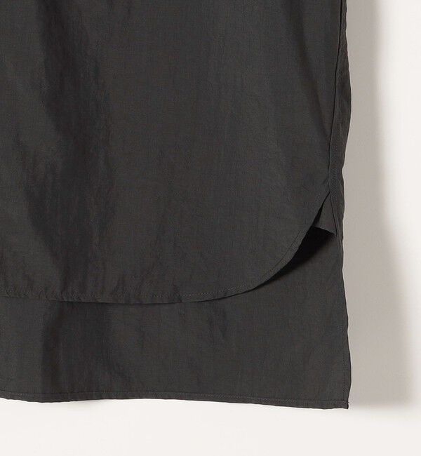 quaranciel「quaranciel: ナイロン タスラン ビッグカラー シャツ ブラウス」|シャツ・ブラウス|