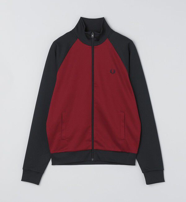 SHIPS「FRED PERRY: コントラスト スリーブ トラック ジャケット」|スウェット・ジャージ|