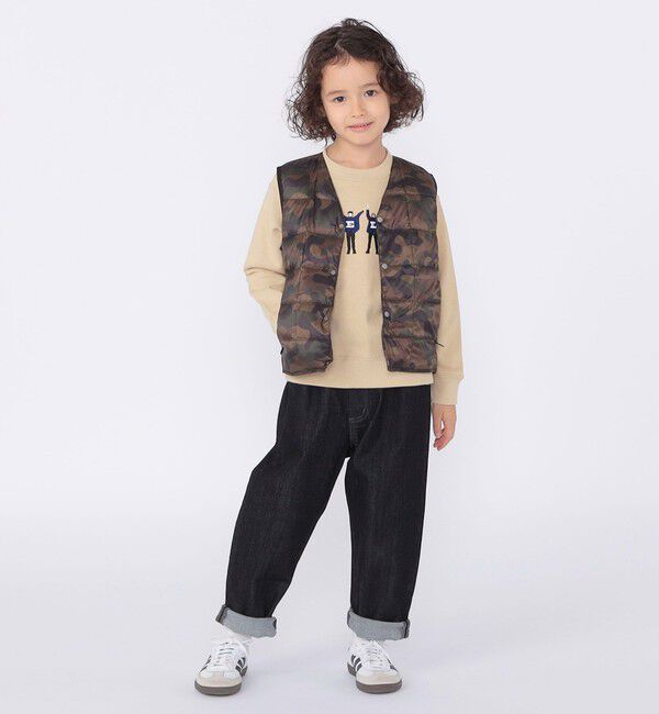 SHIPS KIDS「SHIPS KIDS:100～130cm /ヴィンテージ ライク デニム パンツ」|デニム|