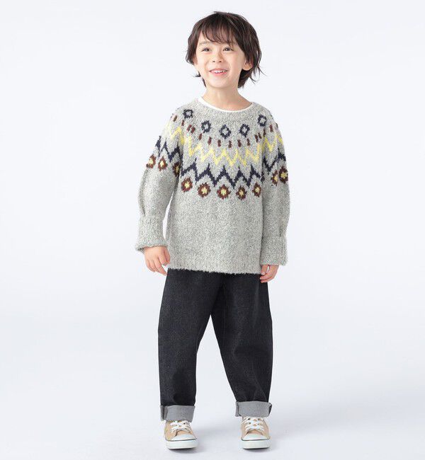 SHIPS KIDS「SHIPS KIDS:100～130cm /ヴィンテージ ライク デニム パンツ」|デニム|
