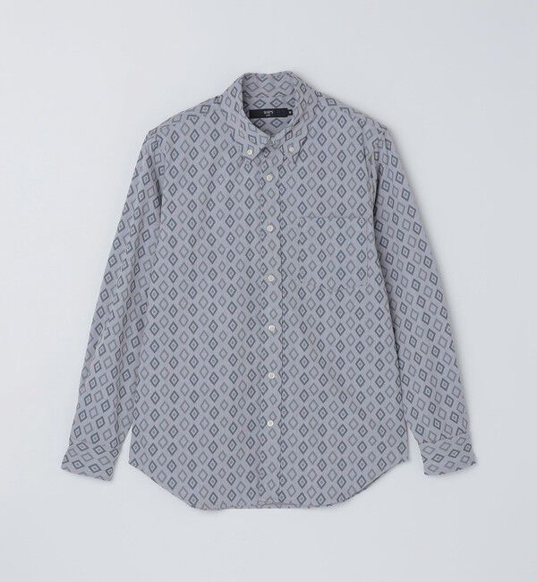 SHIPS Colors 「SHIPS Colors:プリント 総柄 ネルシャツ」|シャツ・ブラウス|ブルー