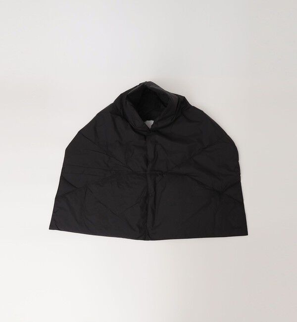 SHIPS any「NANGA:〈手洗い可能〉ダウン ポンチョ マフラー」|マフラー|ブラック