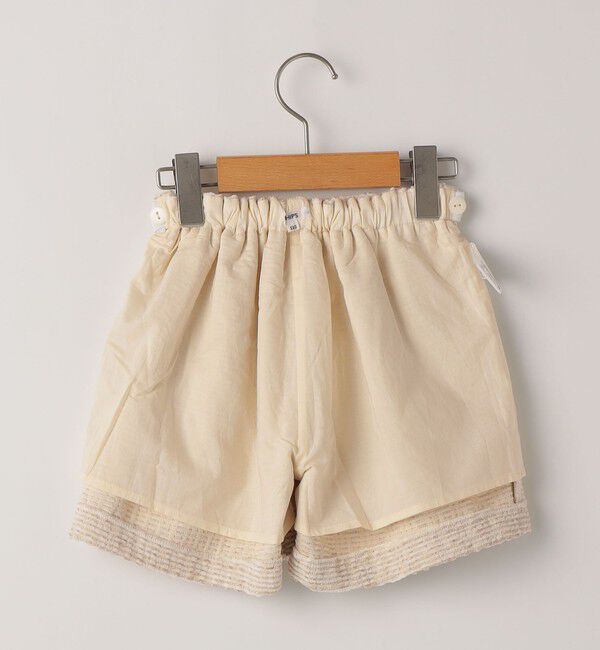 SHIPS KIDS「SHIPS KIDS:100～130cm / ツイード タック ショート パンツ」|その他|