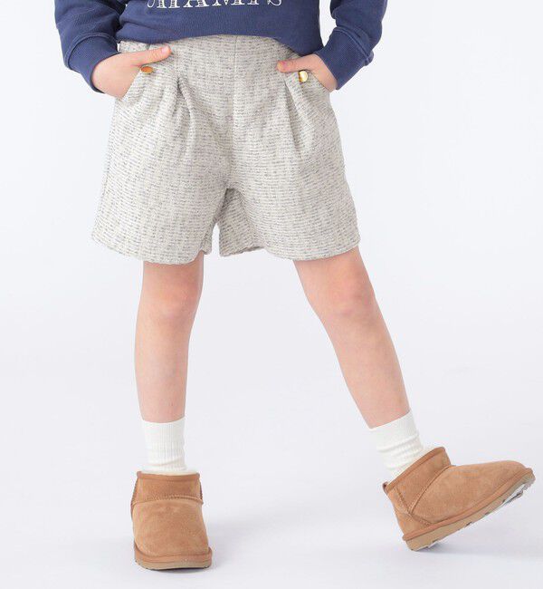 SHIPS KIDS「SHIPS KIDS:100～130cm / ツイード タック ショート パンツ」|その他|