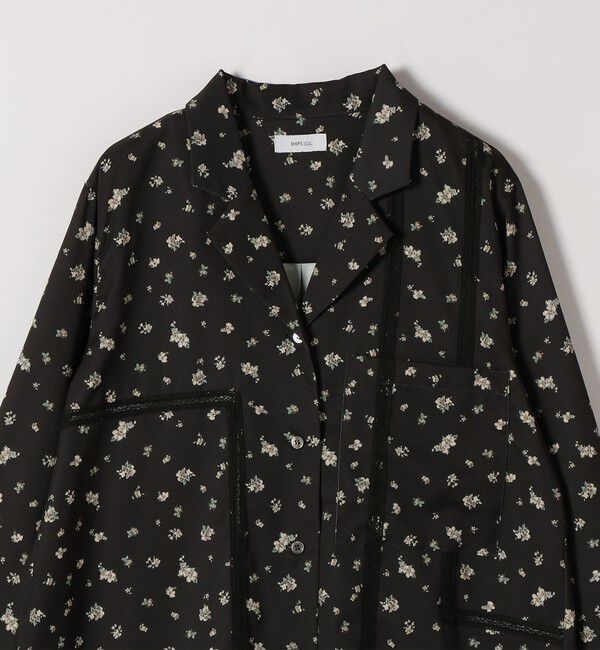SHIPS any「《予約》SHIPS any:〈洗濯機可能〉フラワー プリント オープンカラー シャツ」|シャツ・ブラウス|