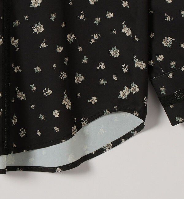 SHIPS any「《予約》SHIPS any:〈洗濯機可能〉フラワー プリント オープンカラー シャツ」|シャツ・ブラウス|