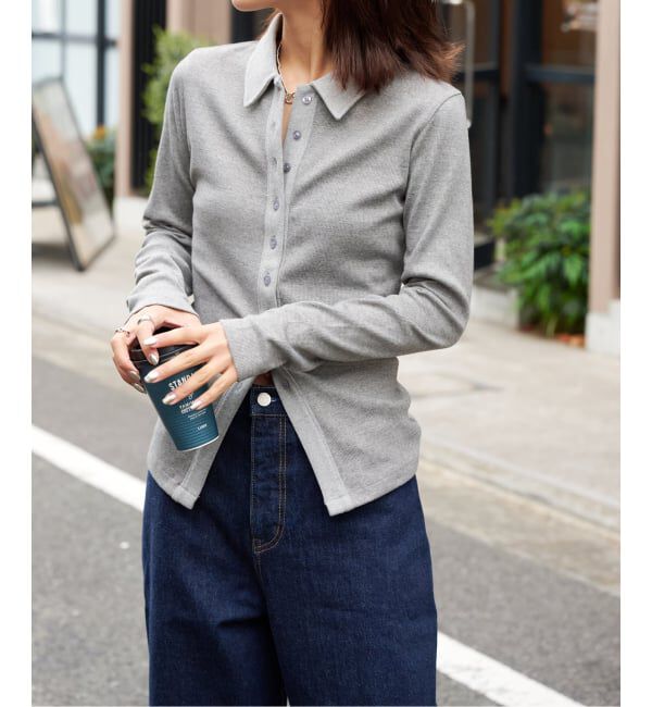 OUTDOOR PRODUCTS Usual Things「エリツキリブカーディガン」|Tシャツ・カットソー|